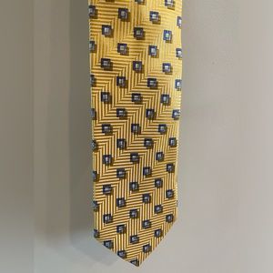 ERMENEGILDO ZEGNA Silk Squares Necktie Made in Italy